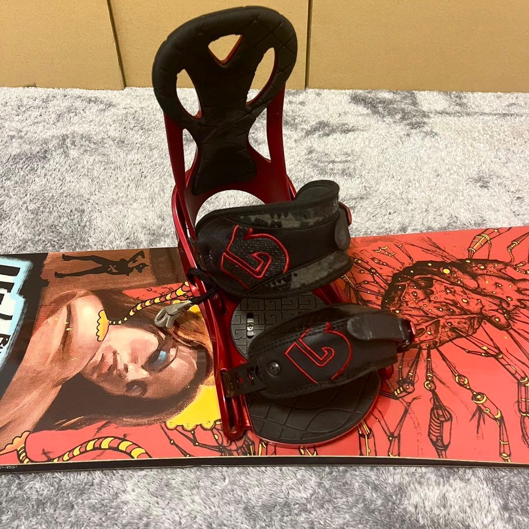 バートン UNINC アンインク スノーボード Custom ビンディング付き