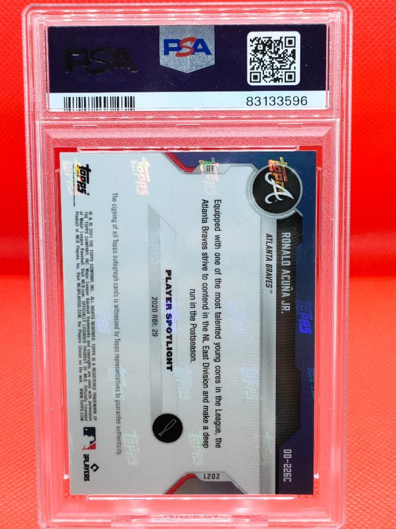 【希少24時間限定販売】Ronald Acuna Jr. _直筆サイン_鑑定品