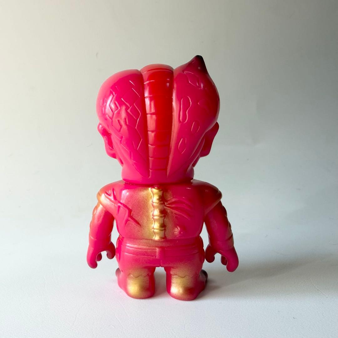 リアルヘッド　アクロカイザー　ミニ　ソフビ　フィギュア　ピンク