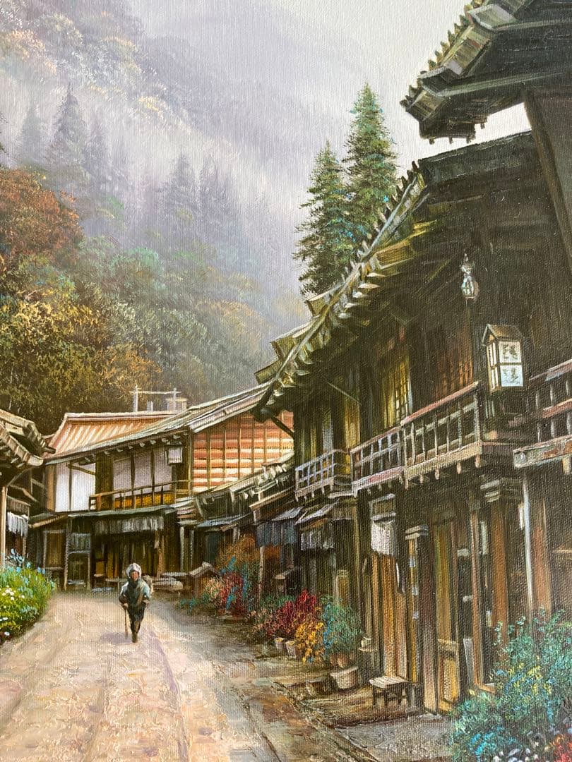 油絵　絵画　風景画　日本画