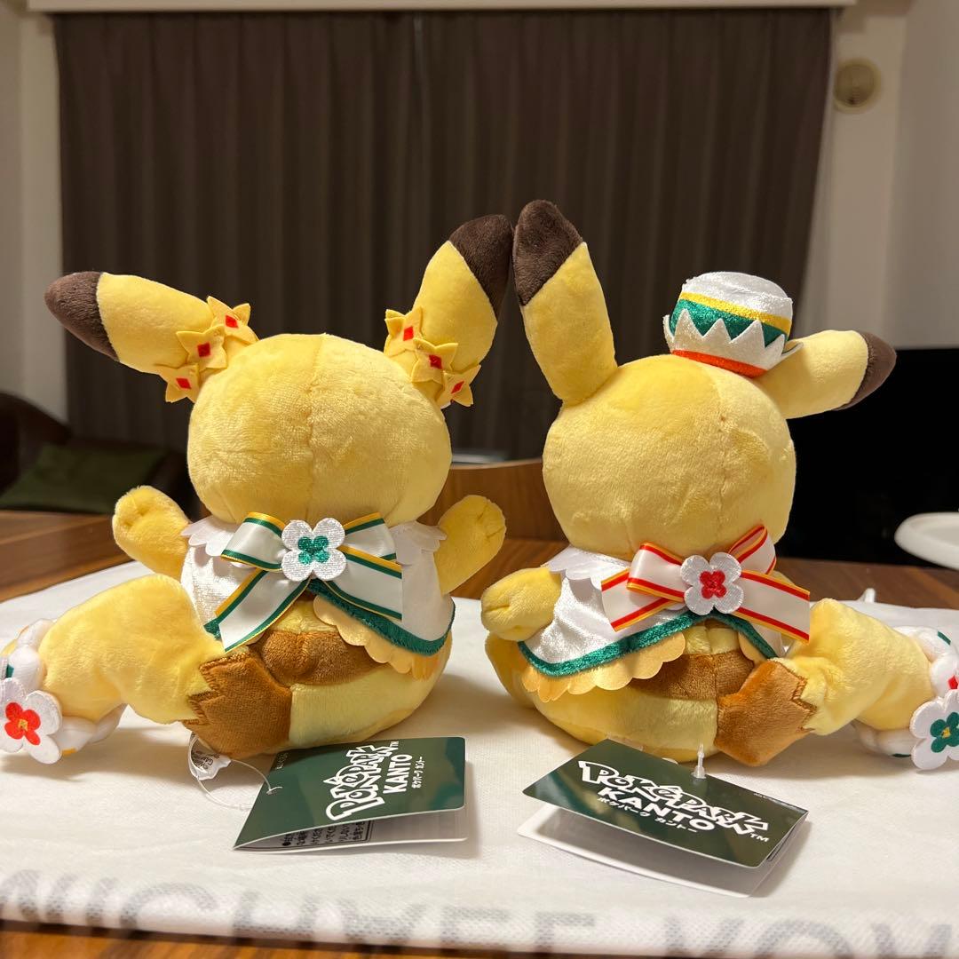 【新品未使用】 ポケパークカントー　ピカチュウ　ぬいぐるみ　ポケモン　セット