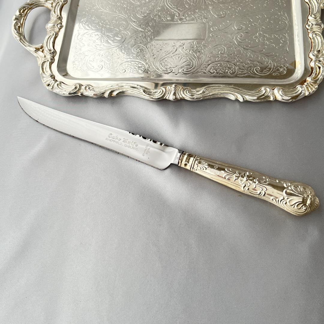 【Harrison Brothers】【純銀ハンドル】キングス　サーバーナイフ