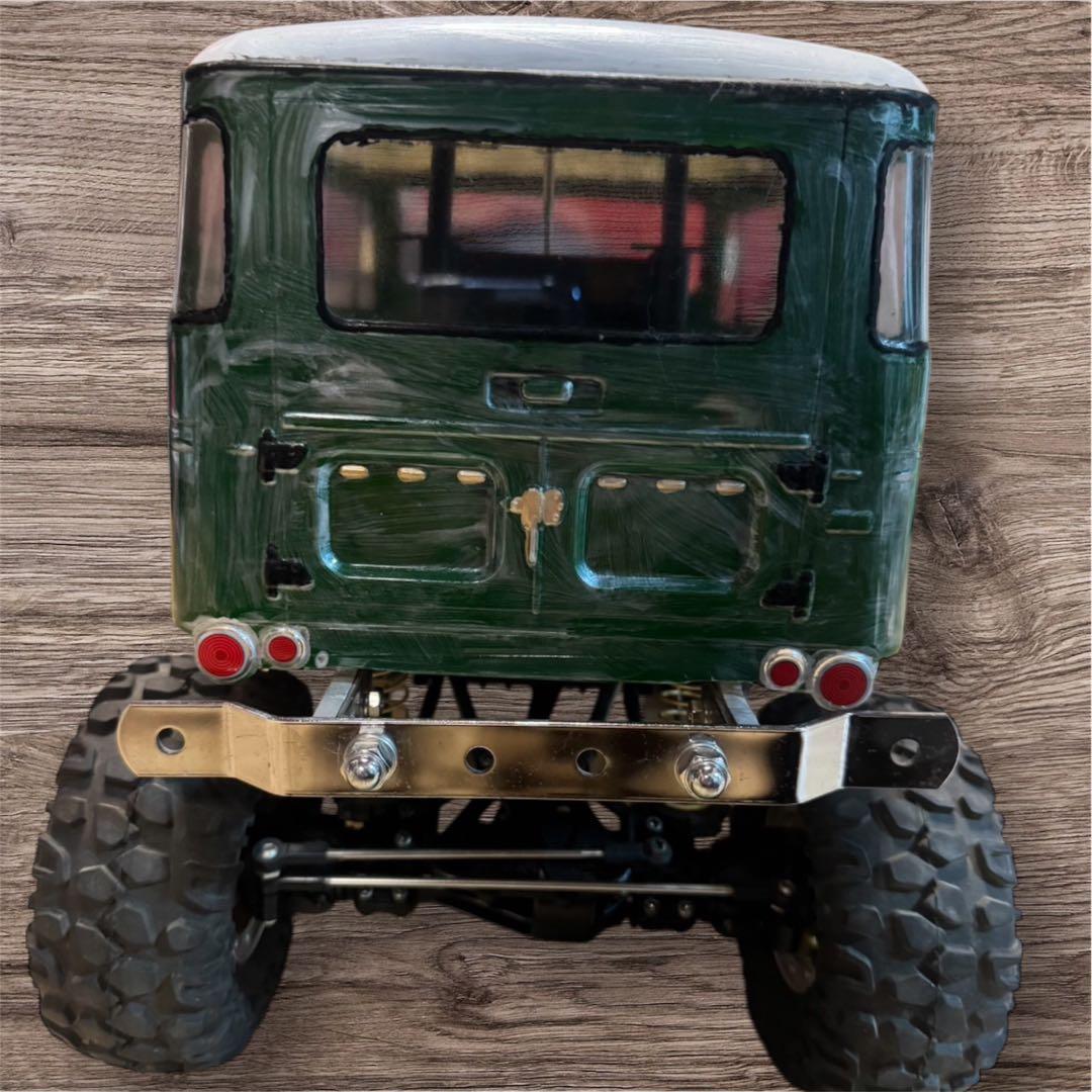 タミヤ　ランドクルーザー40&ハマーH2クリアボディ