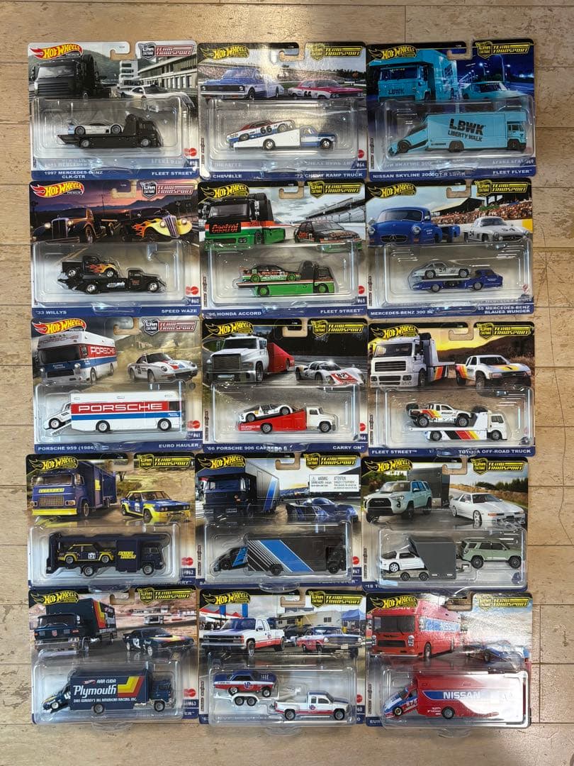 ホットウィール チームトランスポート まとめ売り