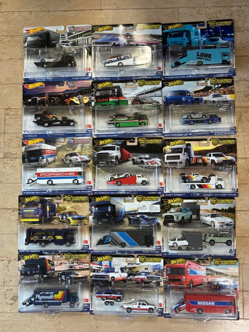 ホットウィール チームトランスポート まとめ売り