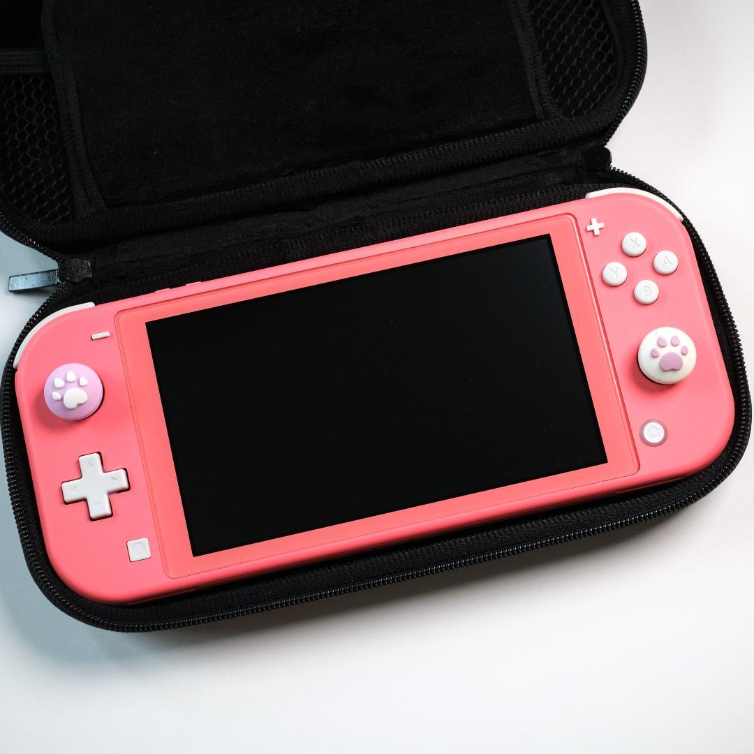 Nintendo Switch Lite ピンク コーラル　ケース付き