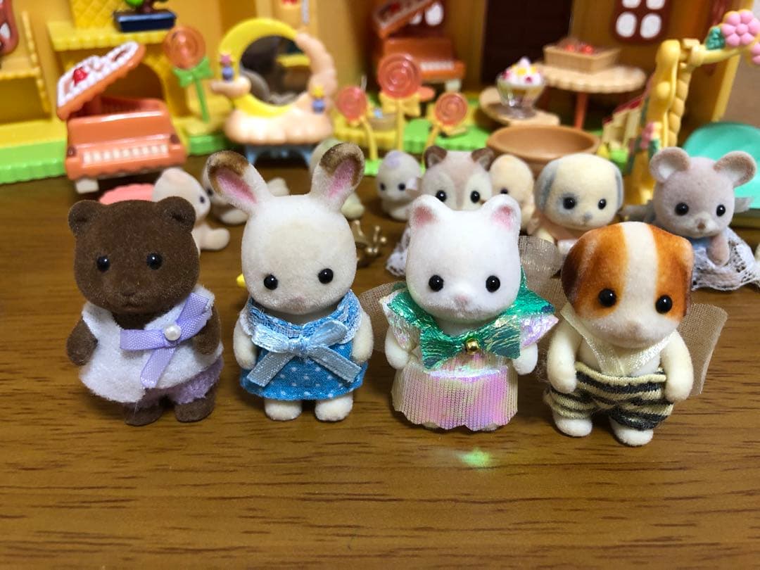 シルバニアファミリーおかしの家 小さな妖精たち 赤ちゃんセット