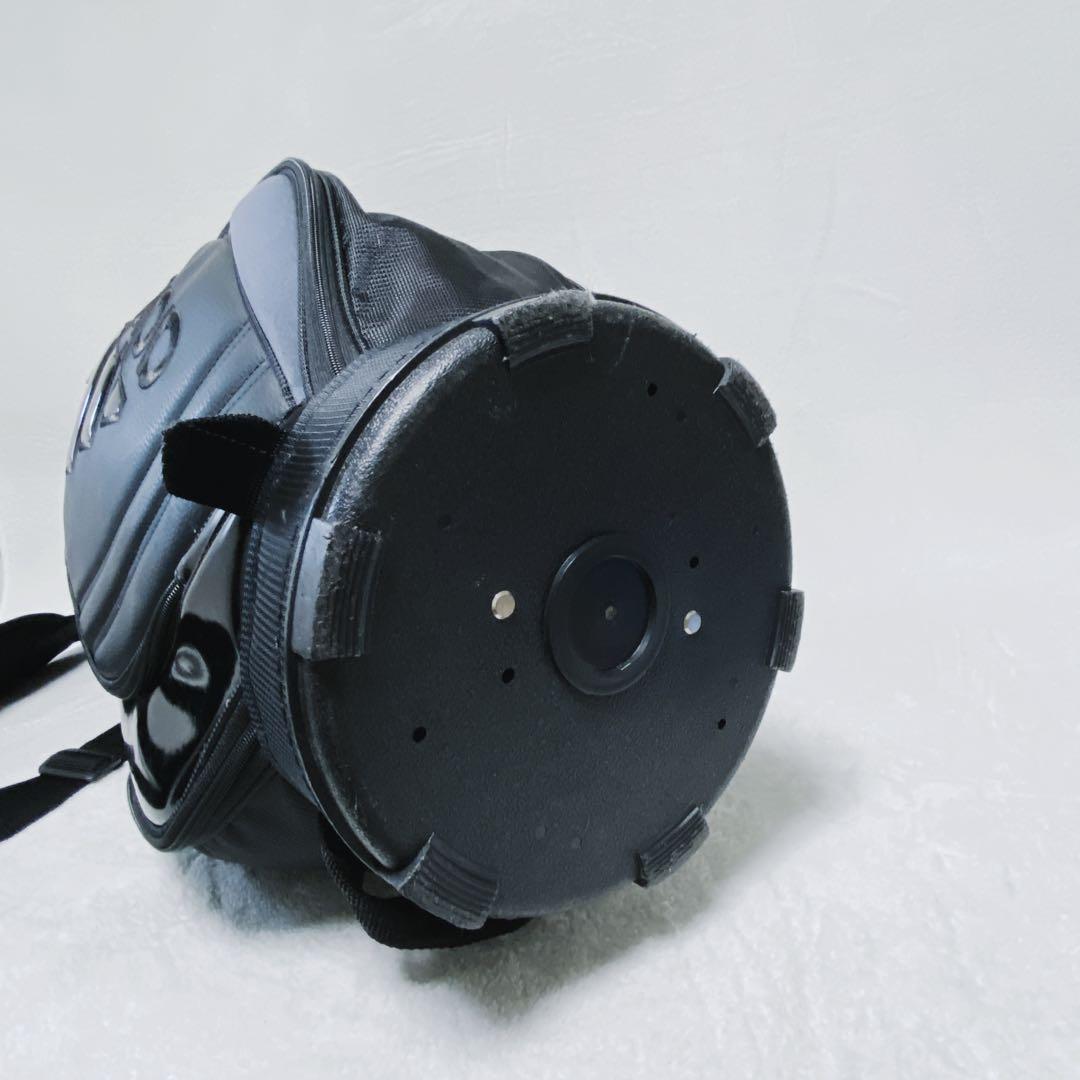 adidas アディダス　キャディバッグ　オールブラック　黒　ロゴ　9型　軽量