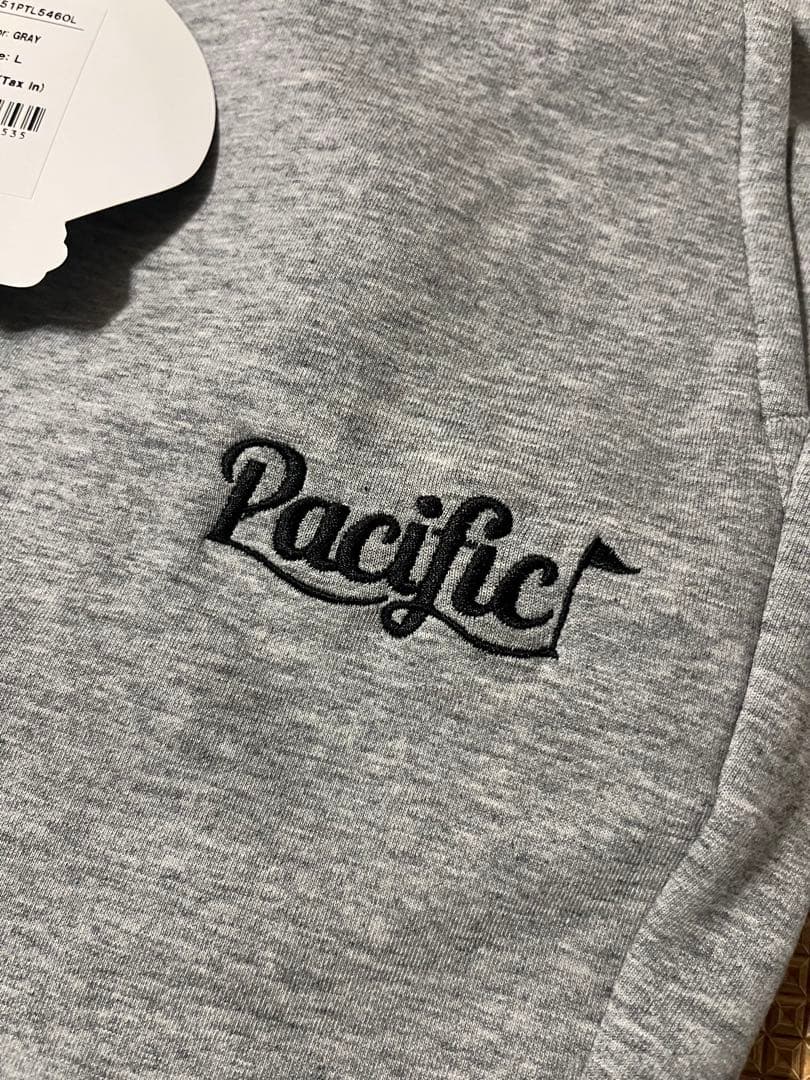 Pacific Golf Club グレー スウェットパンツ PGCロゴ入り