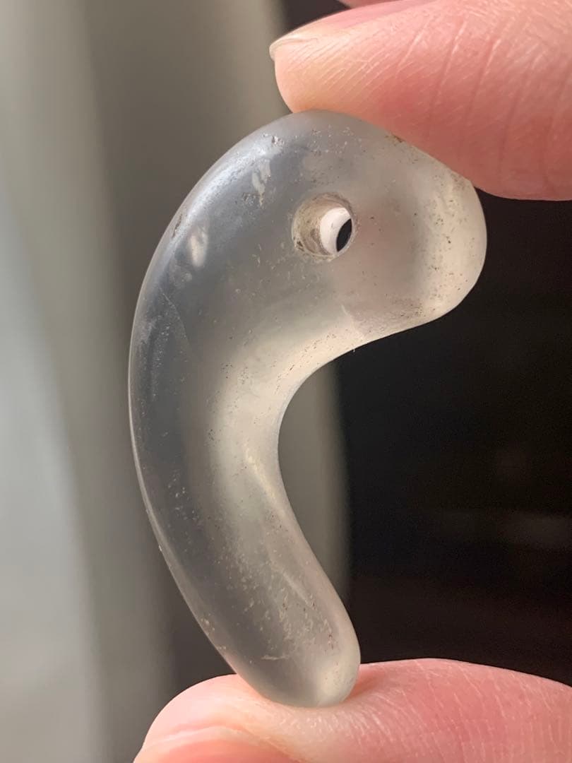 古墳期　出土　本水晶勾玉　水晶　縄文時代　弥生　石器　土器　翡翠勾玉　根付　勾玉