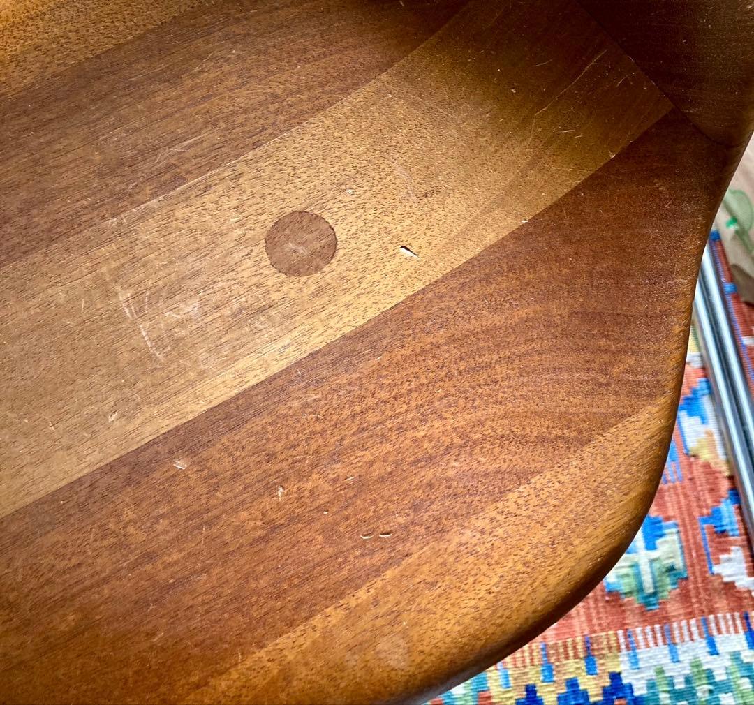 良工房　木製　一本足　椅子　イス　スツール　ウッドスツール　作家物