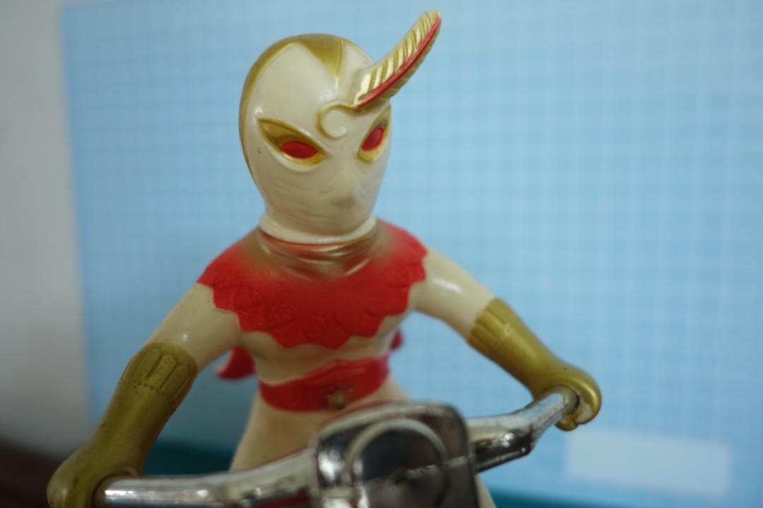 【訳アリ】※箱違い　昭和レトロ　正義のシンボルコンドールマン　バイク　マスダヤ