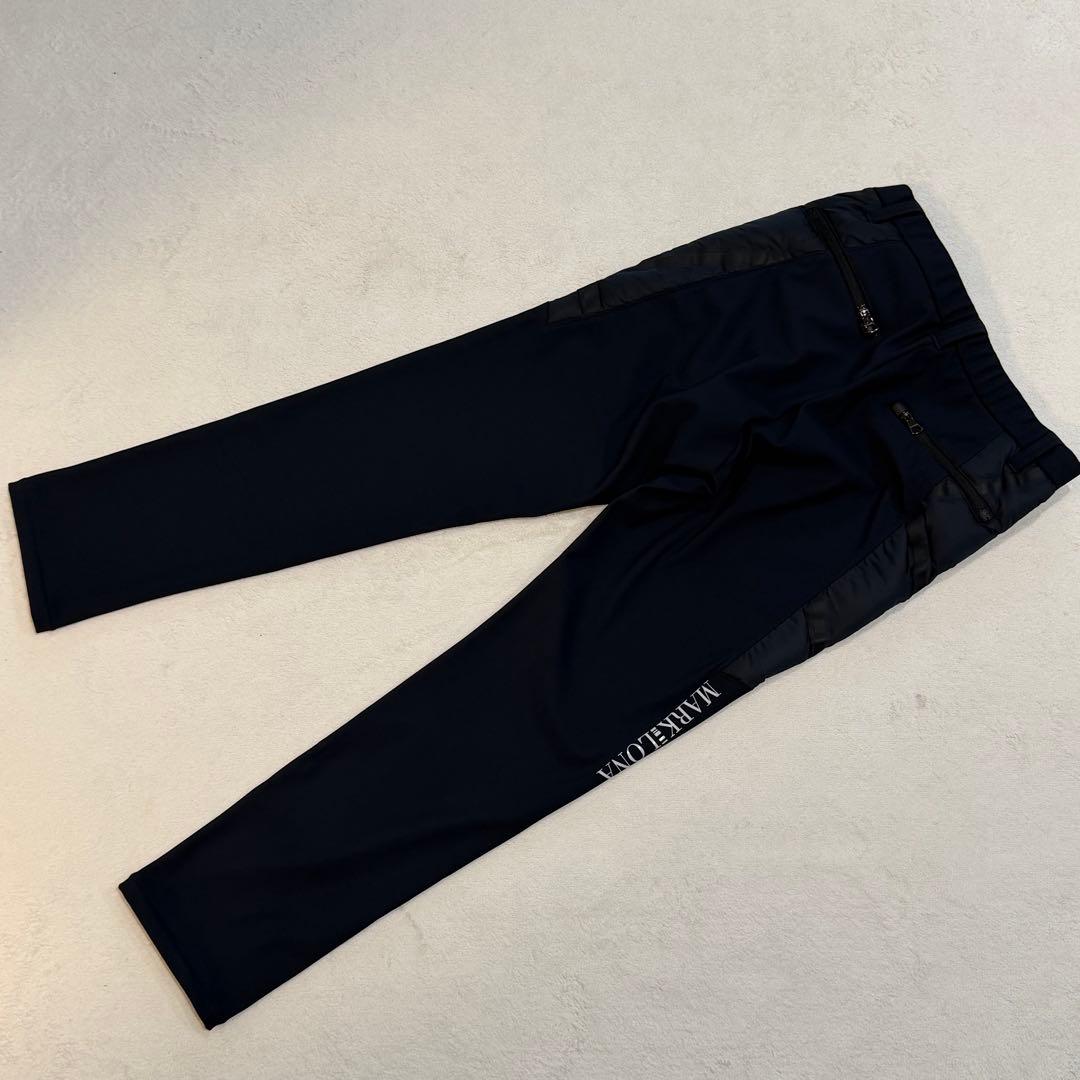 マークアンドロナ　ダウンパンツ　切替　2024AW ゴルフウェア　ネイビー　S