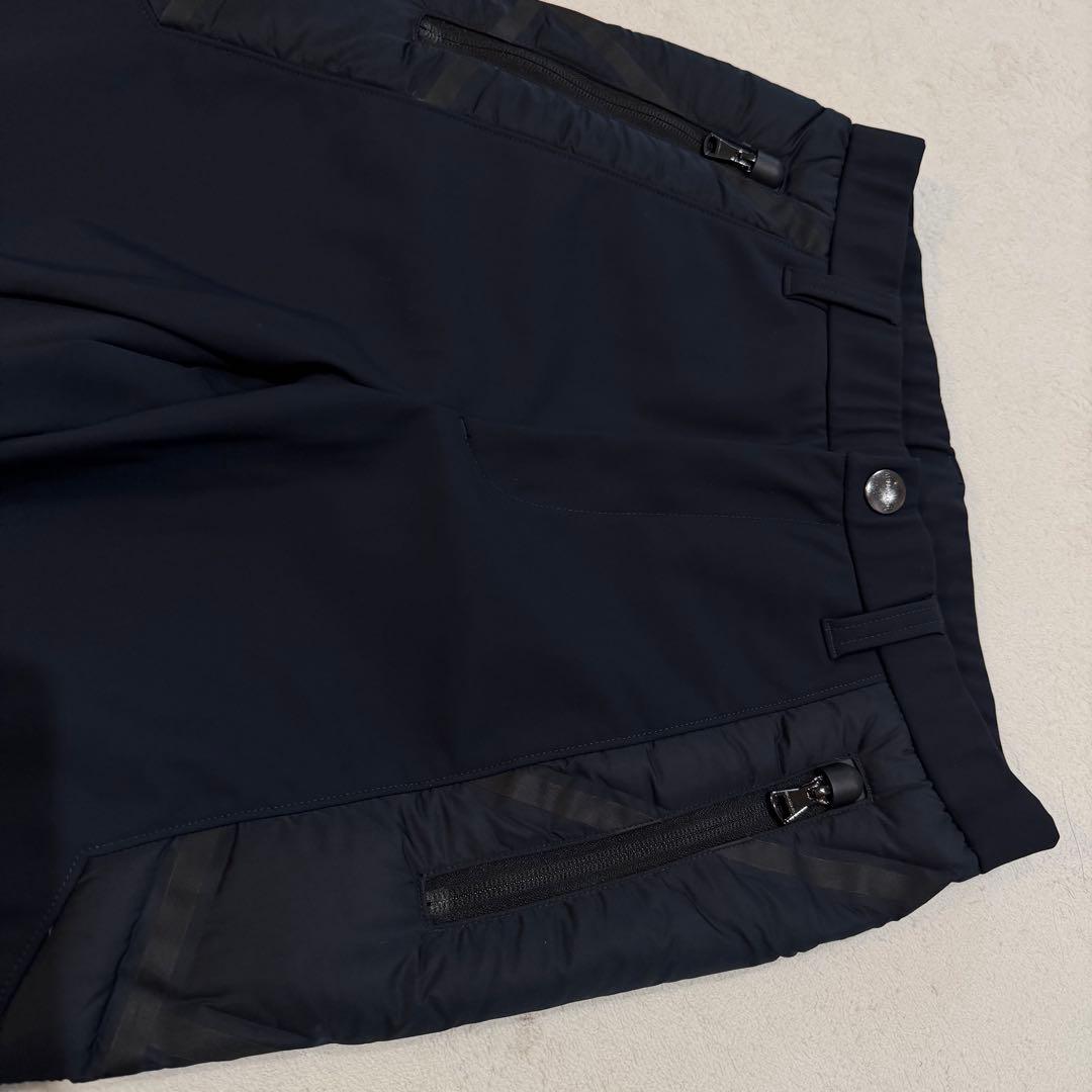 マークアンドロナ　ダウンパンツ　切替　2024AW ゴルフウェア　ネイビー　S