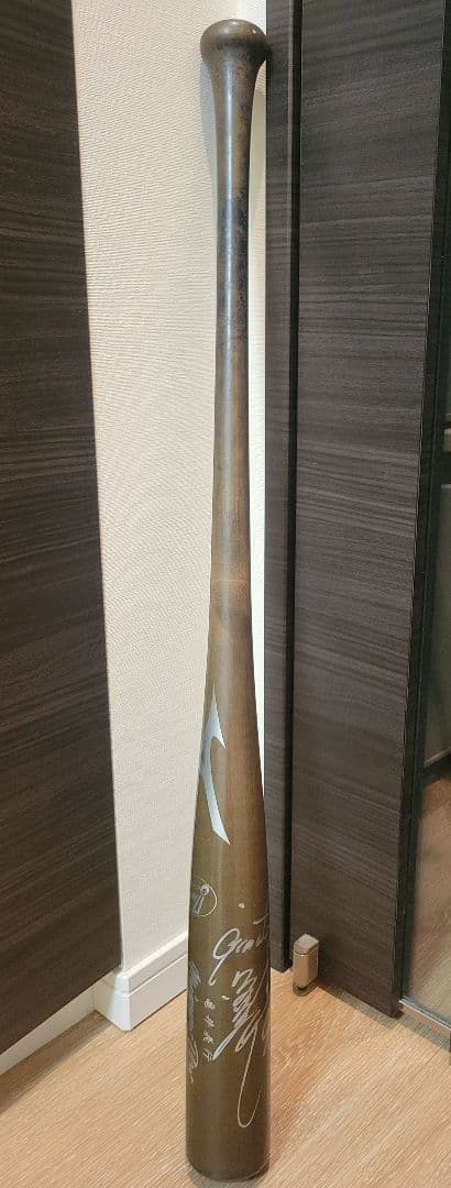 【貴重】亀井善行コーチサイン入り実使用バット