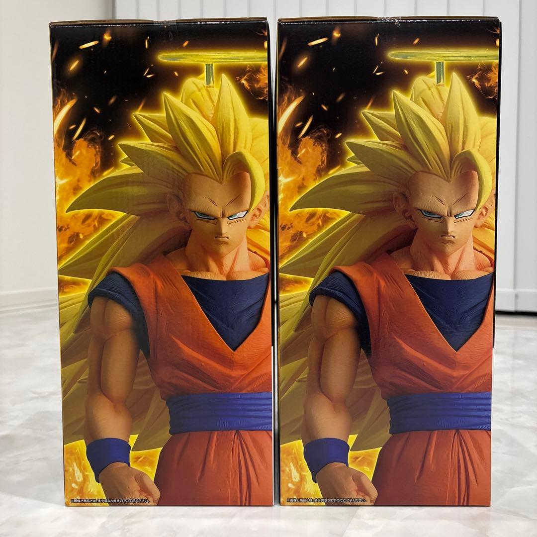 （未開封、送料無料）一番くじ　ドラゴンボール　A賞　超サイヤ人3 孫悟空　2個