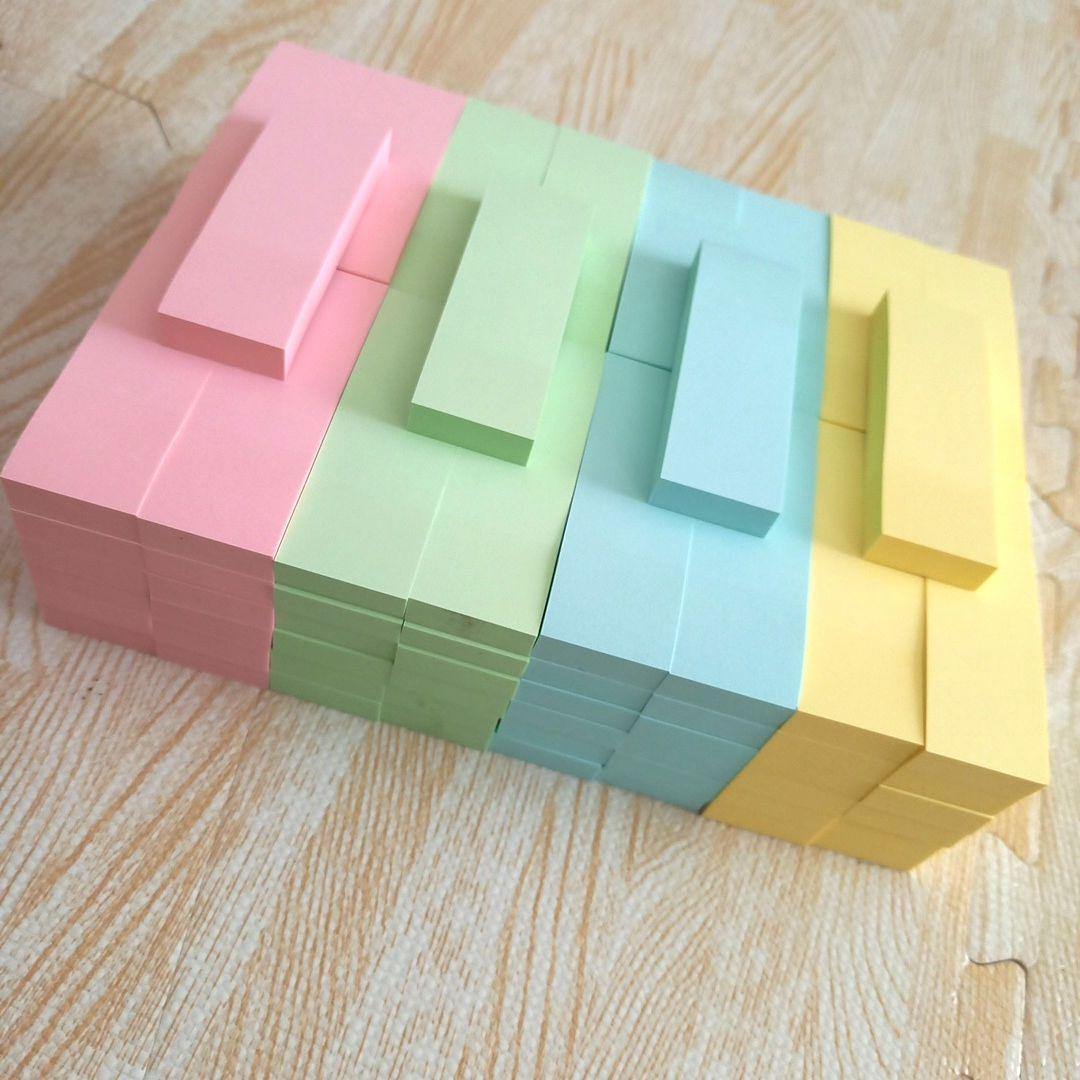 付箋メモ 100枚パック 100枚×25冊 ポストイット 75mm×25mm