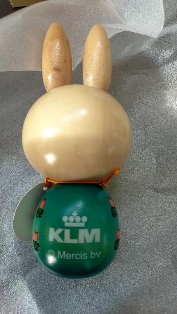 あ*め様 ミッフィー　こけし　卯三郎こけし　チューリップ柄　KLM オランダ航空