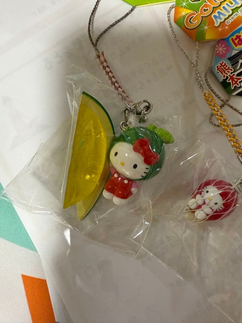 d*2様 激レア 限定キティ かぼす コップのフチ子さん