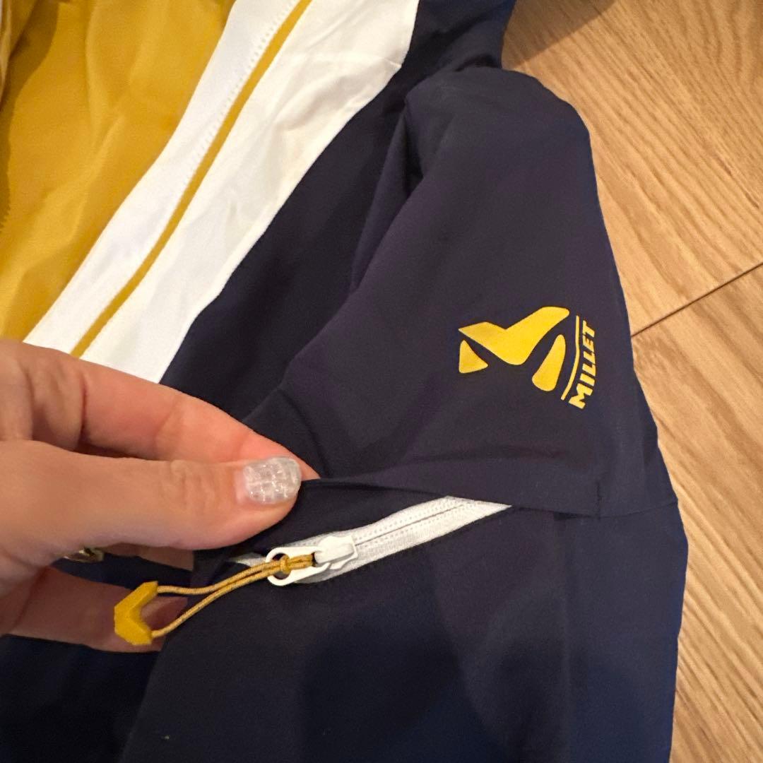 2023年ミレースキー用ジャケット Mサイズ ネイビー/ホワイト