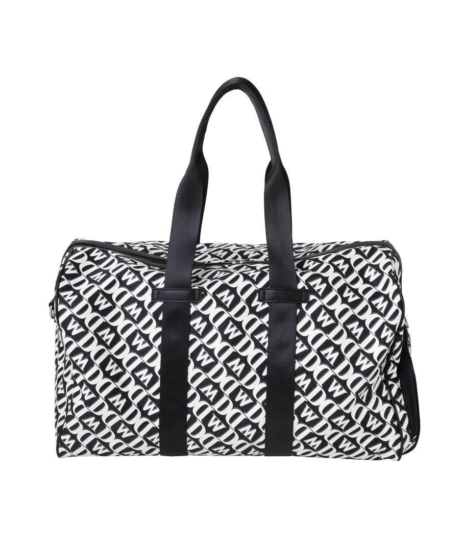 新品☆ダンスウィズドラゴン モノグラム プリント ボストン☆シューズケース☆茶色