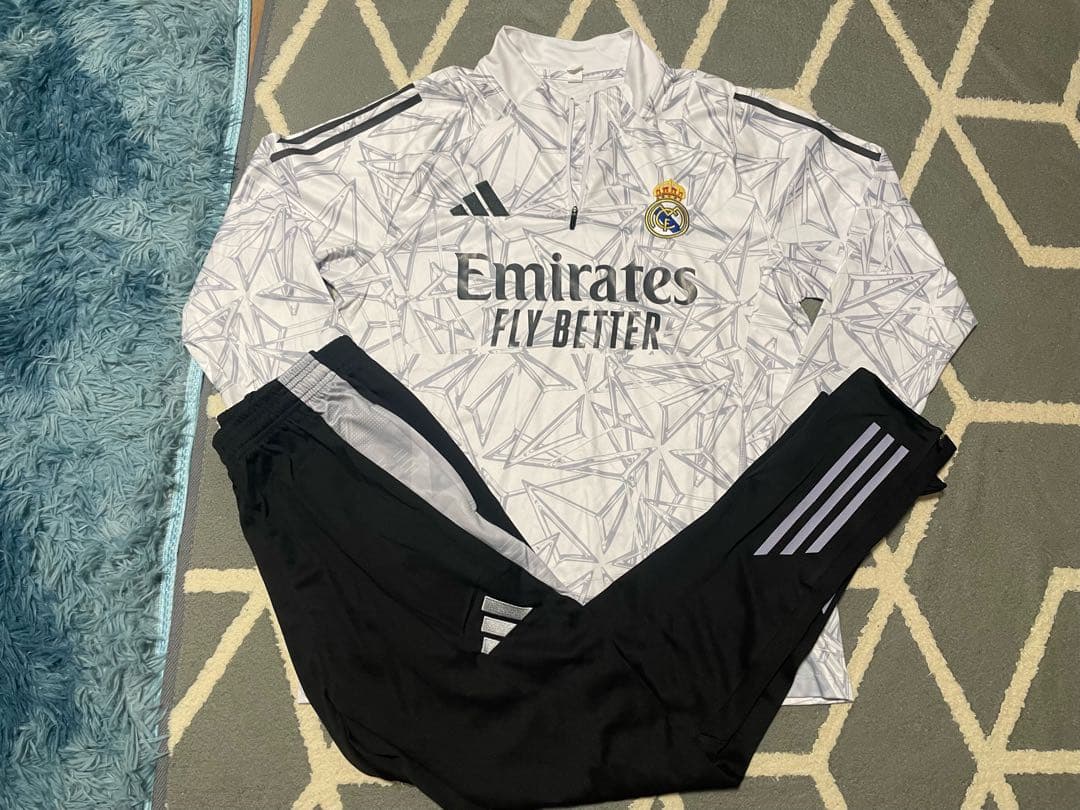 レアルマドリード ハーフジップ ドリルトップ トレーニングウェア