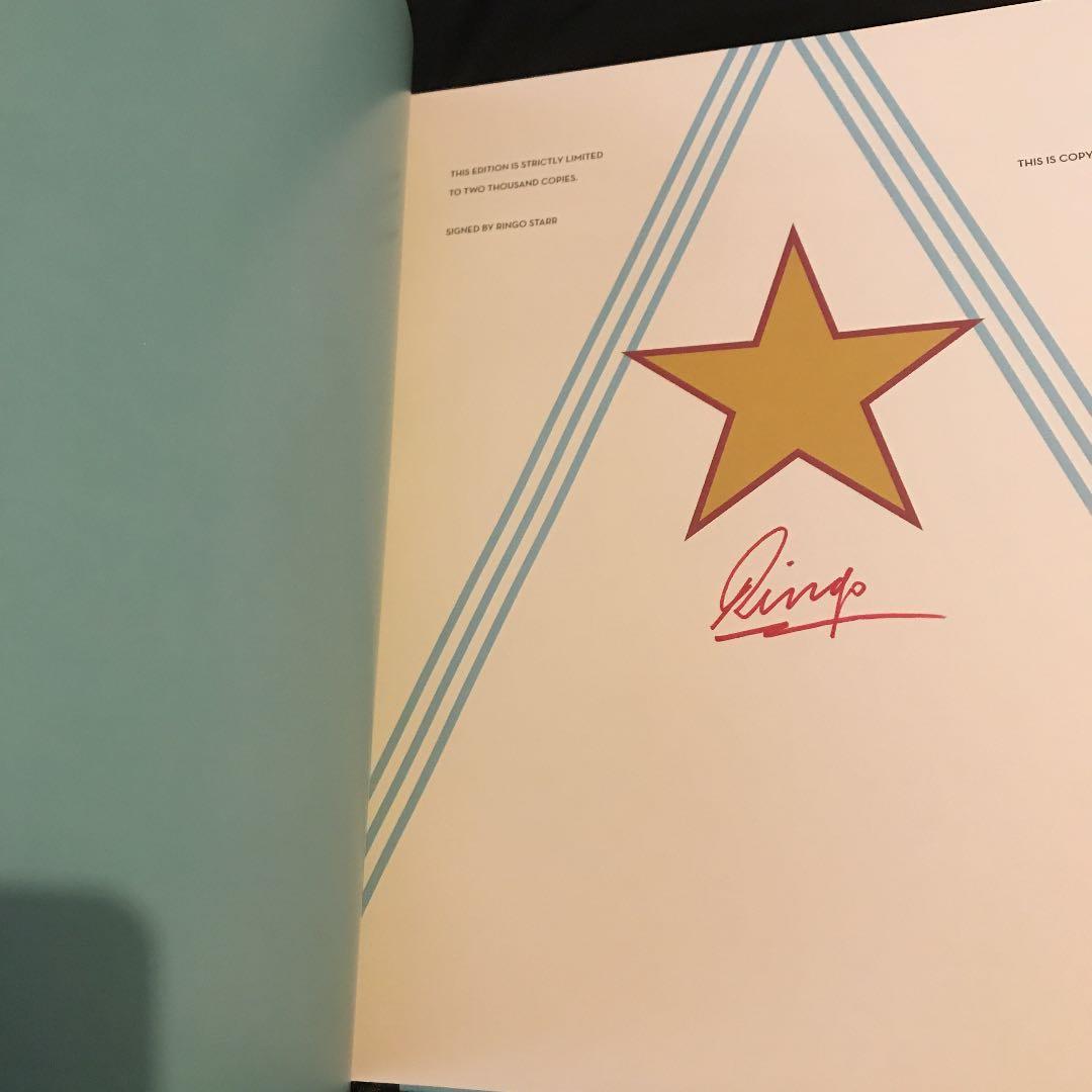リンゴ・スター 直筆サイン入り豪華本 アナザー・デイ・イン・ザ・ライフ