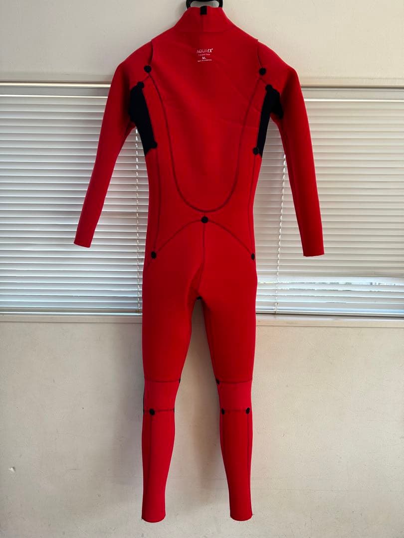 ウェットスーツ バックジップフルスーツ　セミドライ　ML サーフィン 裏起毛