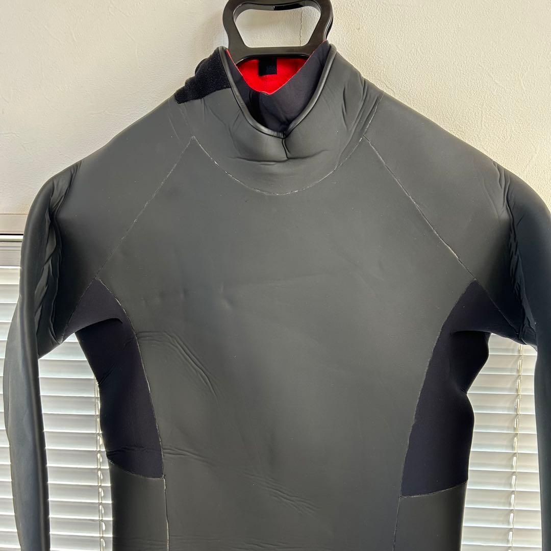 ウェットスーツ バックジップフルスーツ　セミドライ　ML サーフィン 裏起毛