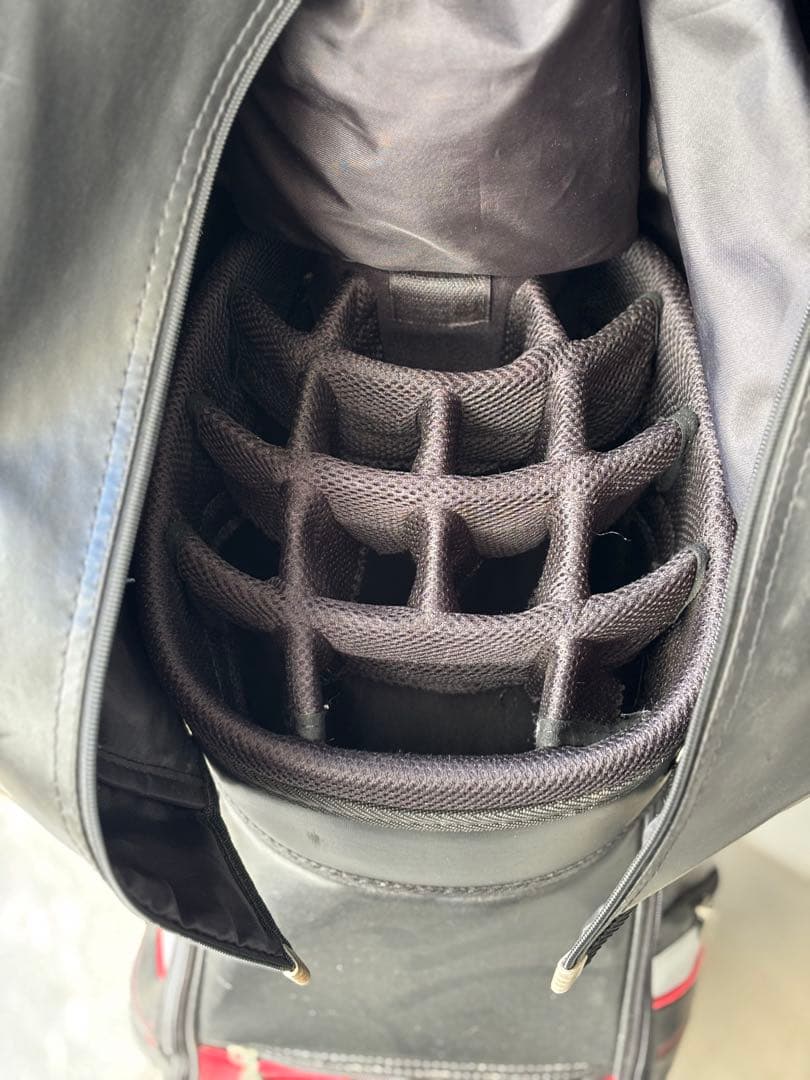 キャロウェイ　Callaway ゴルフバッグ　ブラック&レッド　14分割