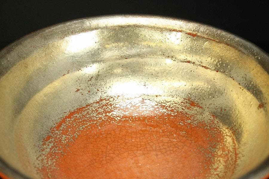 茶道具 嶋台茶碗 松楽造 金銀一双 箱入 725