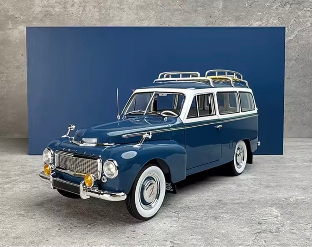 1/18ボルボ クラシックバン ダークブルー