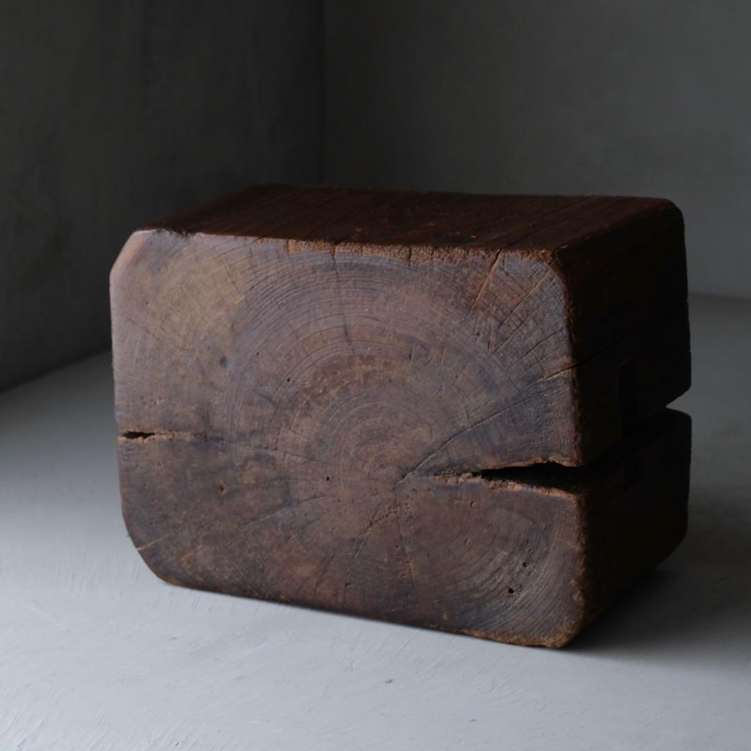 欅材 古い作業台　花台 展示台 オブジェ 古道具 骨董 アンティーク レトロ