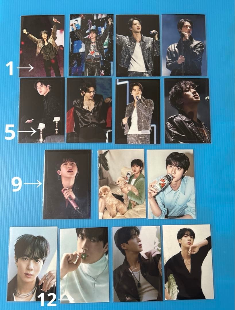 BTS JIN アルバムキーホルダー（4photos）A・B