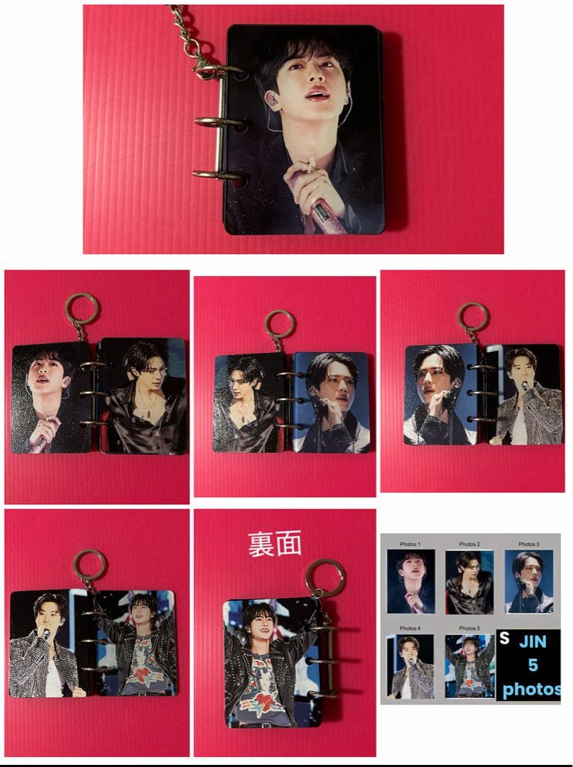 BTS JIN アルバムキーホルダー（4photos）A・B