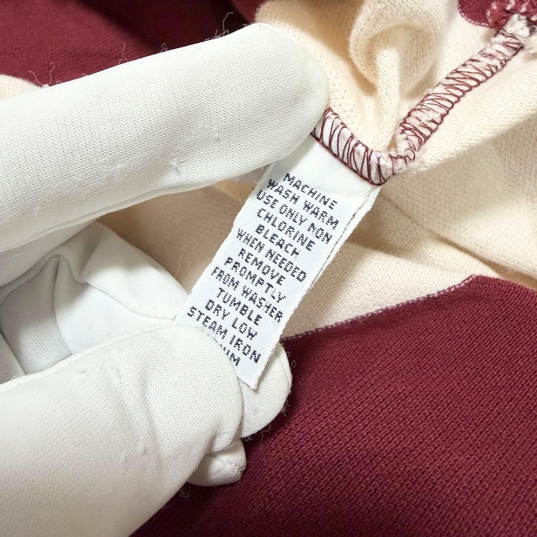 ポロラルフローレン ボーダー柄ラガーシャツ ポニー刺繡 XXL