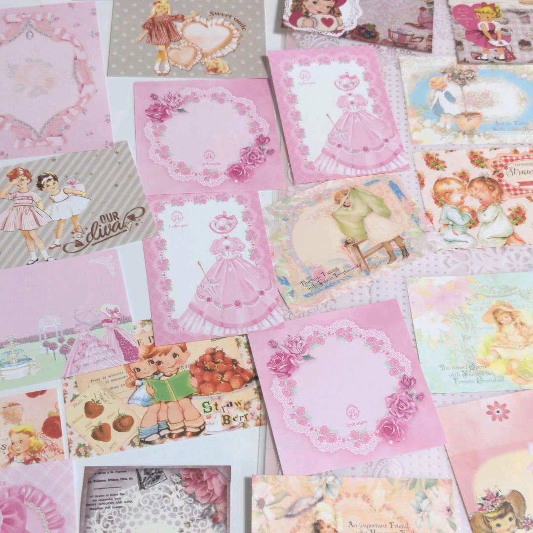 みんみ✩.*様ご確認用♥新作ガーリーレトロガール♥可愛いバラメモ♯619