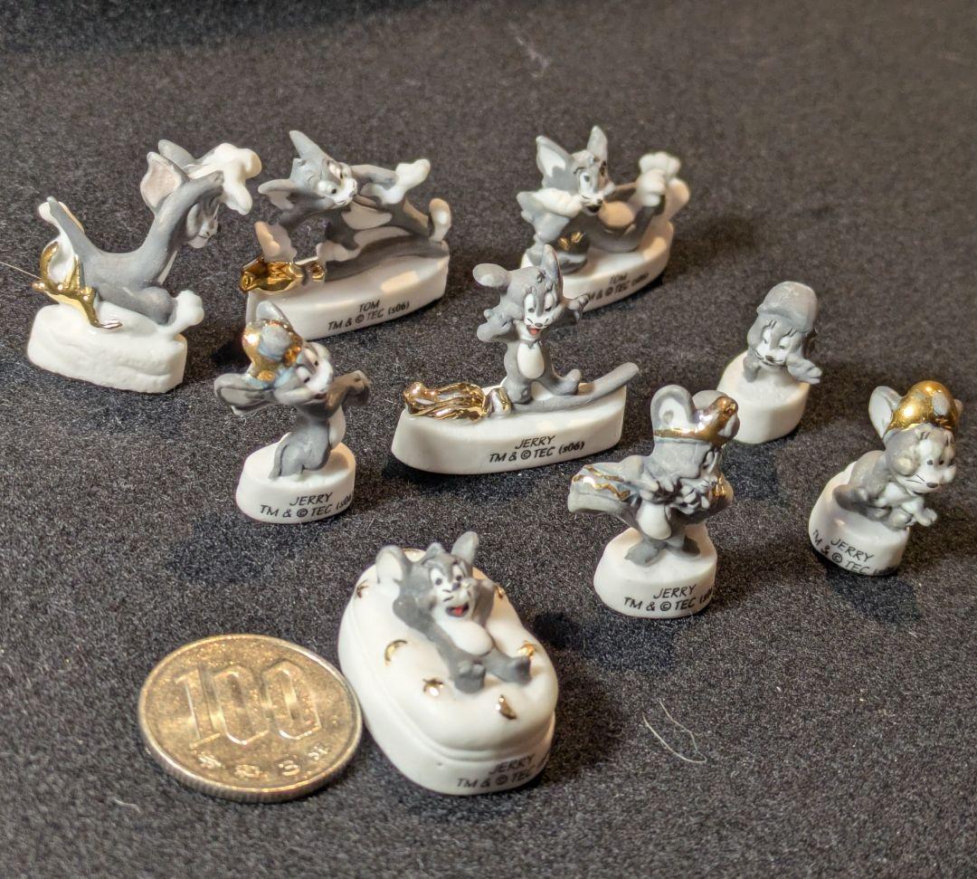 【超レア】陶製ミニチュア フェーヴ トムとジェリー コレクション 9個セット ⑯