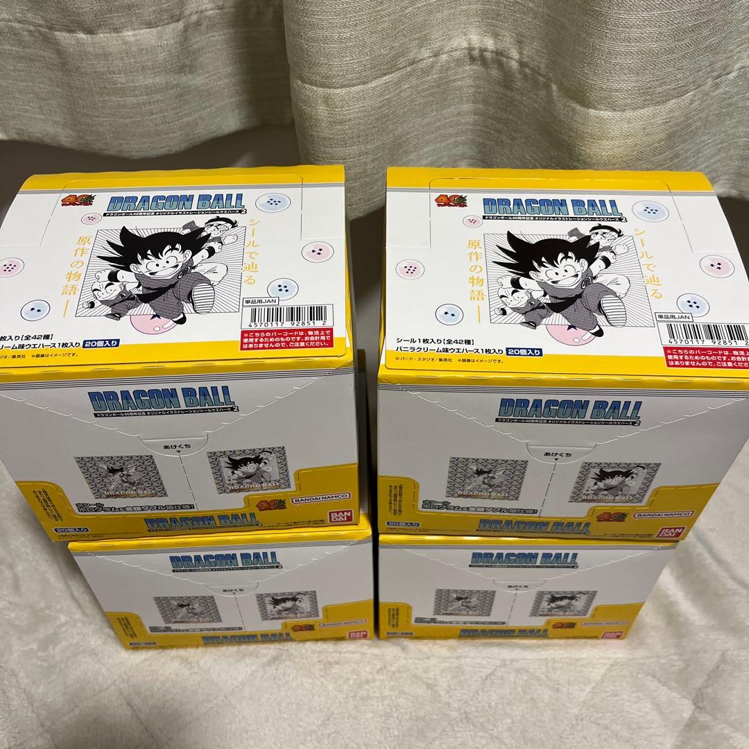 ドラゴンボール 40周年記念 オリジナルイラストレーションシールウエハース 2