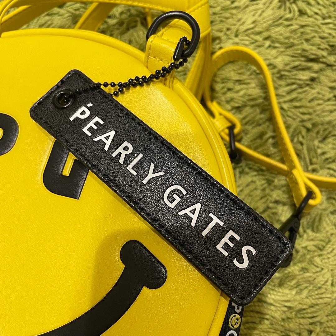 パーリーゲイツ PEARLYGATES ショルダーバッグ ニコちゃん イエロー