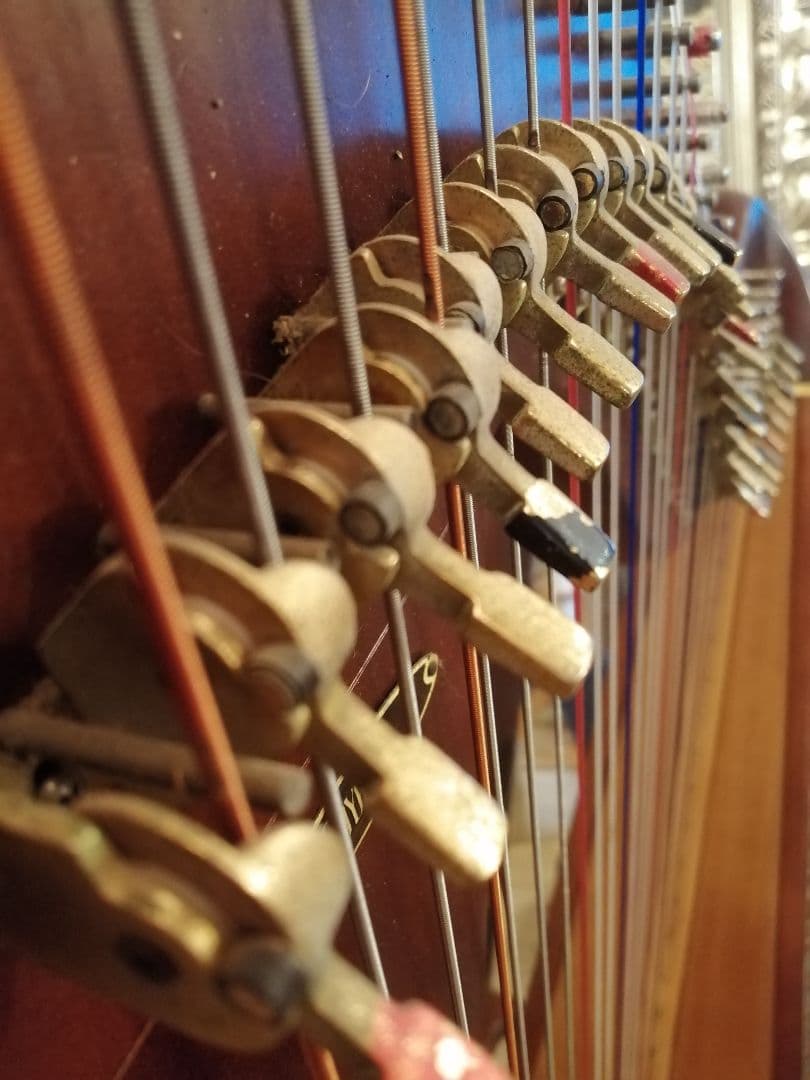 Aoyama ハープ 本体　34弦　傷多数