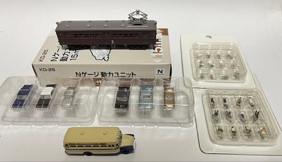 講談社　昭和の鉄道模型を作る　完成ジオラマ　オリジナル車両　パワーパック他