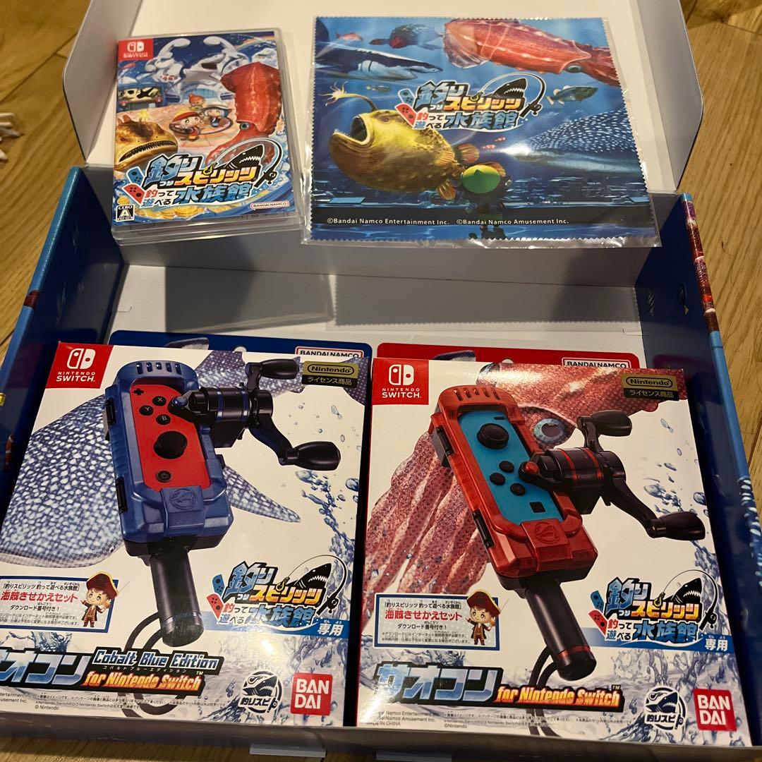 switch 釣りスピリッツ ギフトBOX コントローラー2個セット