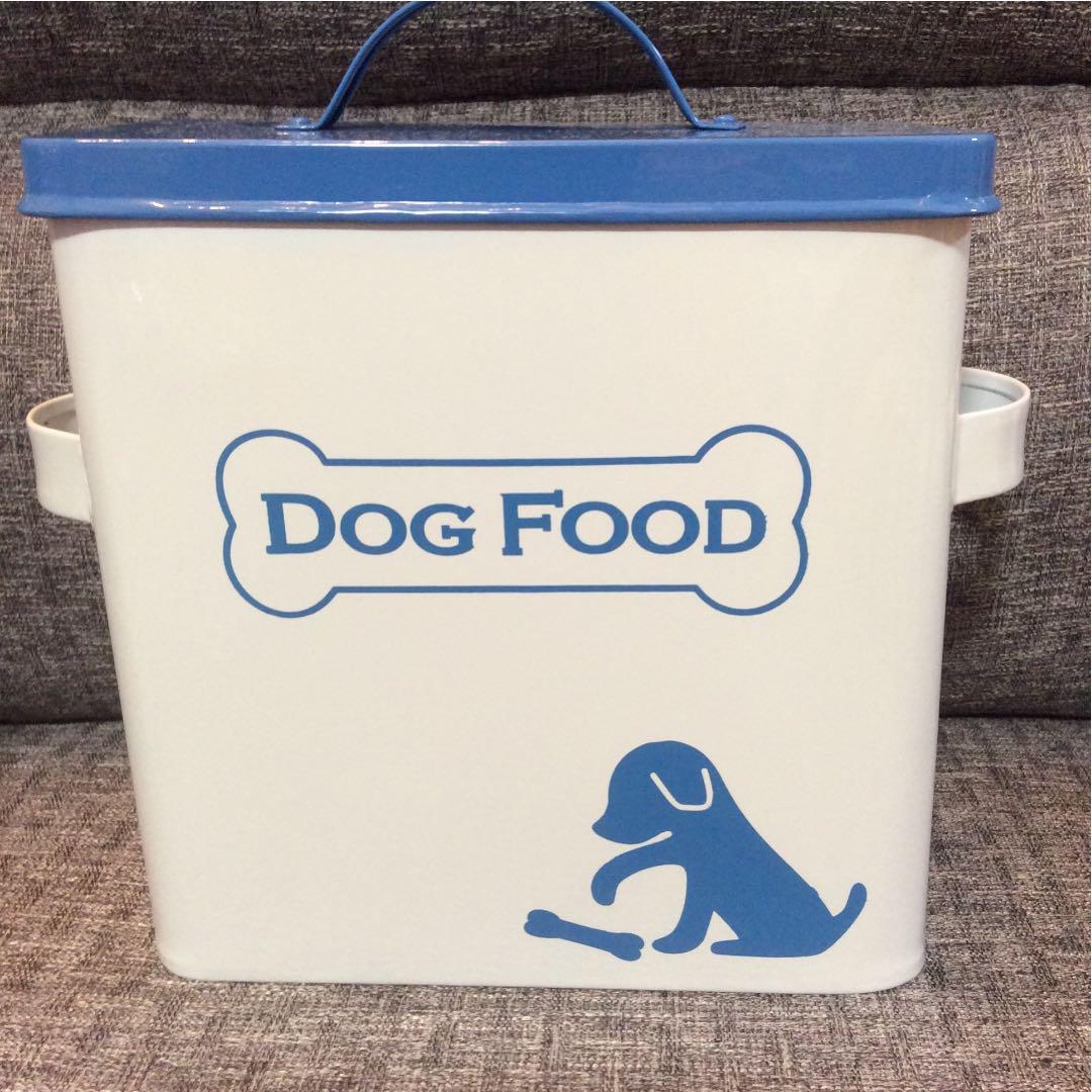 未使用 ドッグフード キャニスター 容器 琺瑯 犬 サプリメント クッキー