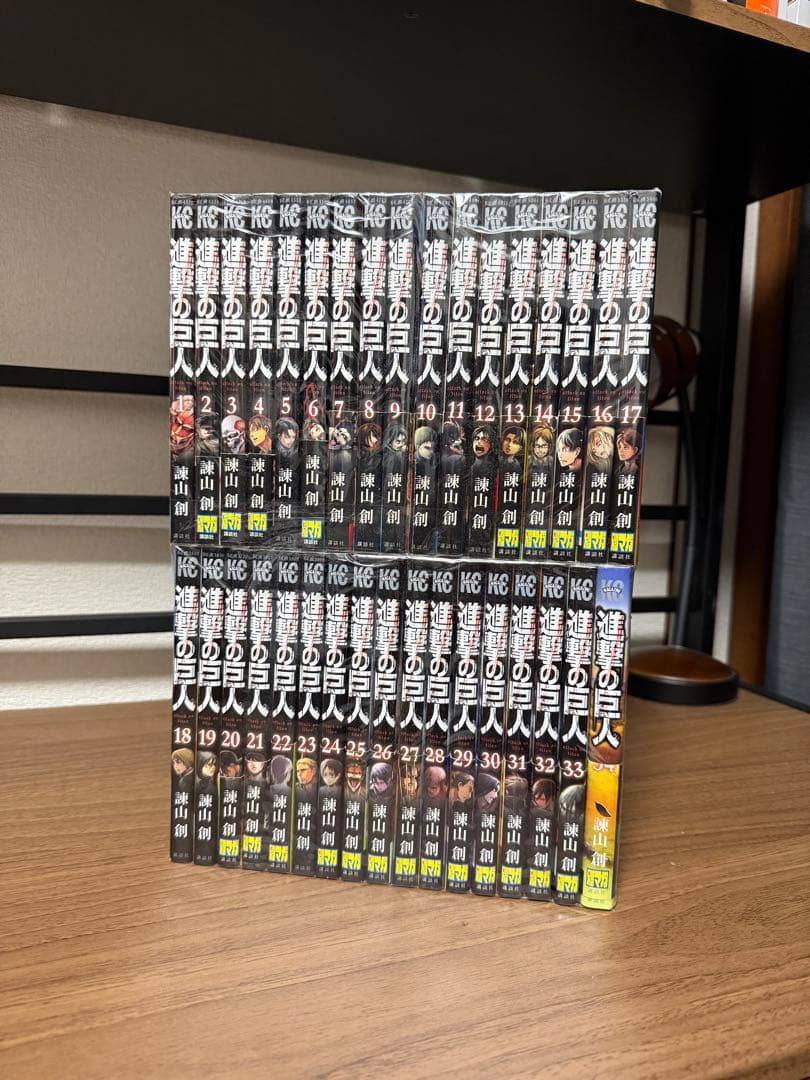 【美品✨帯付き多数！】進撃の巨人 全巻セット（1〜34巻）