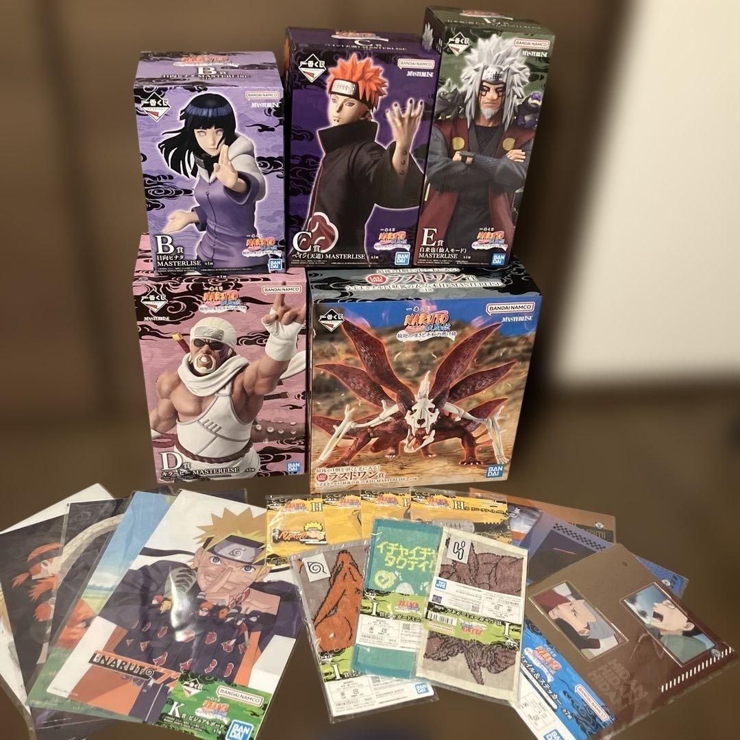 一番くじ ナルト　フィギュアセミコンプリートセット　おまけ15点付き