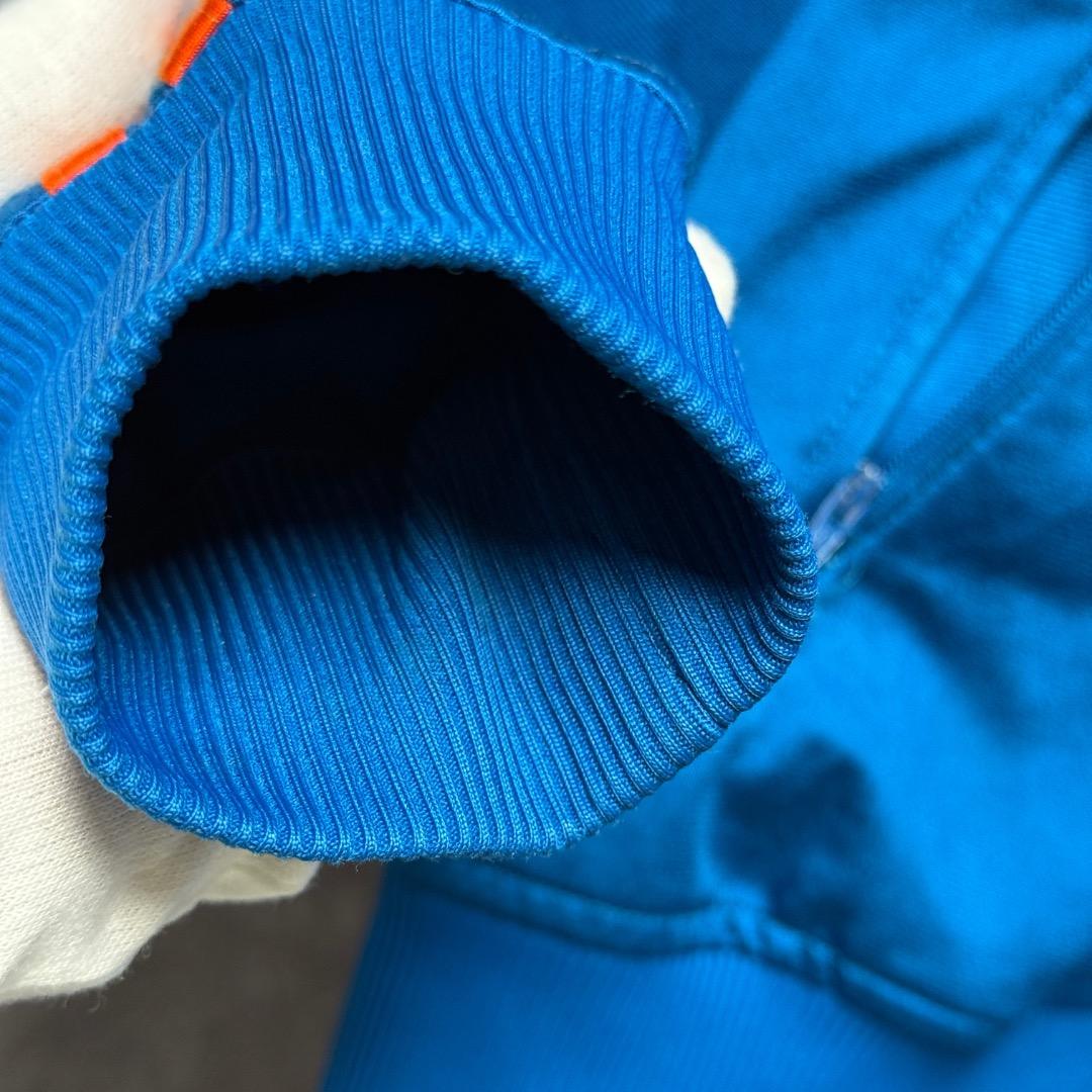 adidas アディダス トラックジャケットファイヤーバード　ブルー×オレンジL