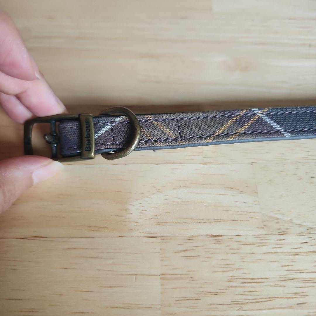 Barbour タータンチェック柄　犬用首輪・リードセット