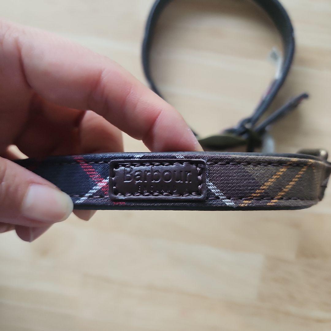 Barbour タータンチェック柄　犬用首輪・リードセット