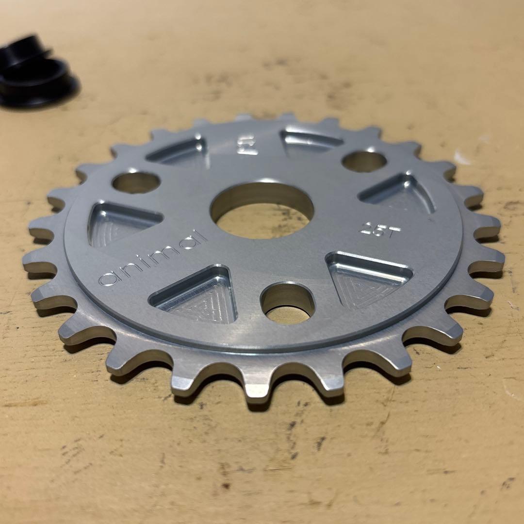 ANIMAL OG SPROCKET BMX スプロケット 25t シルバー